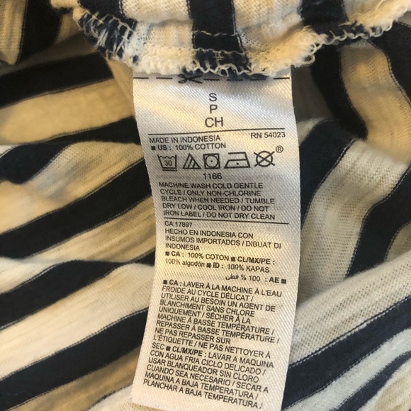 Old Navy Womens T shirt Striped Boyfriend Tee - Picture 5 of 6